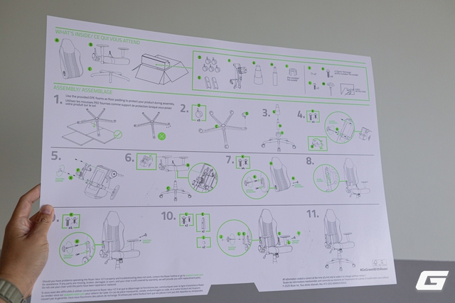 Sờ tận tay "rồng thần" Dragon Lore ngo&agrave;i đời thực với Razer Iskur V2 X CS2 Edition: - Ảnh 5.