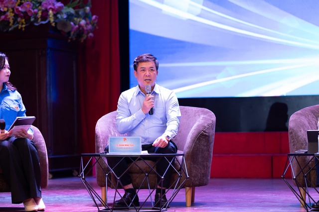 Lễ kỷ niệm 95 năm Ng&agrave;y th&agrave;nh lập Đo&agrave;n TNCS Hồ Ch&iacute; Minh v&agrave; Chương tr&igrave;nh đối thoại giữa Đảng ủy Học viện Thanh thiếu ni&ecirc;n Việt Nam v&agrave; c&aacute;n bộ đo&agrave;n, đảng vi&ecirc;n chi bộ sinh vi&ecirc;n - Ảnh 4.