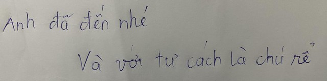 Bí ẩn dòng thư tay "Anh sẽ đến, với tư cách là chú rể": Truy tìm người chồng si mê vợ nhất MXH - Ảnh 1.