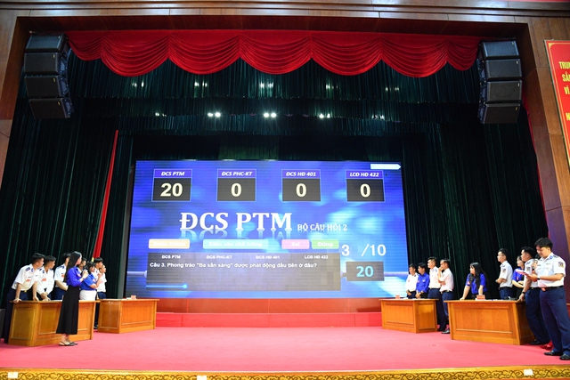Tuổi trẻ Bộ tư lệnh V&ugrave;ng cảnh s&aacute;t biển 4: S&ocirc;i nổi hội thi &ldquo;95 năm rạng rỡ t&ecirc;n Đo&agrave;n&rdquo;  - Ảnh 3.