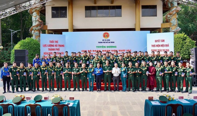 Tuổi trẻ Lực lượng vũ trang Th&agrave;nh phố Hồ Ch&iacute; Minh: Tiếp lửa truyền thống anh h&ugrave;ng, xứng danh Bộ đội cụ Hồ - Ảnh 7.