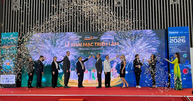 Khai mạc chuỗi triển l&atilde;m c&ocirc;ng nghệ quy m&ocirc; lớn tại SECC, quy tụ hơn 450 doanh nghiệp quốc tế - Ảnh 1.