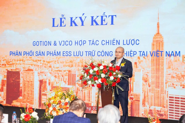Ký kết Hợp đồng Đại lý chiến lược giữa VJCO GROUP và Gotion High-Tech Phát triển hạ tầng lưu trữ năng lượng (BESS) tại Việt Nam - Ảnh 1. Ký kết Hợp đồng Đại lý chiến lược giữa VJCO GROUP và Gotion High-Tech Phát triển hạ tầng lưu trữ năng lượng (BESS) tại Việt Nam - Ảnh 1.