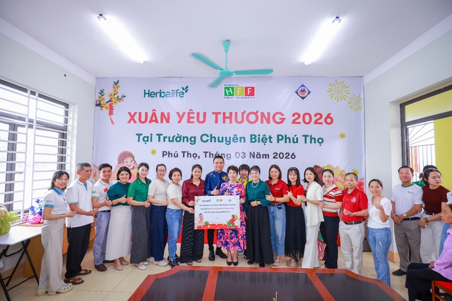 Herbalife Việt Nam tiếp tục tổ thức chương trình “Xuân Yêu Thương” 2026 cho trẻ em và người cao tuổi có hoàn cảnh khó khăn tại các Trung tâm Casa Herbalife trên toàn quốc - Ảnh 9.