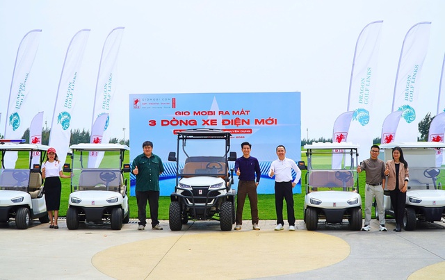 GIO MOBI ra mắt 3 mẫu xe điện nội khu hướng tới sân golf và khu du lịch - Ảnh 1.