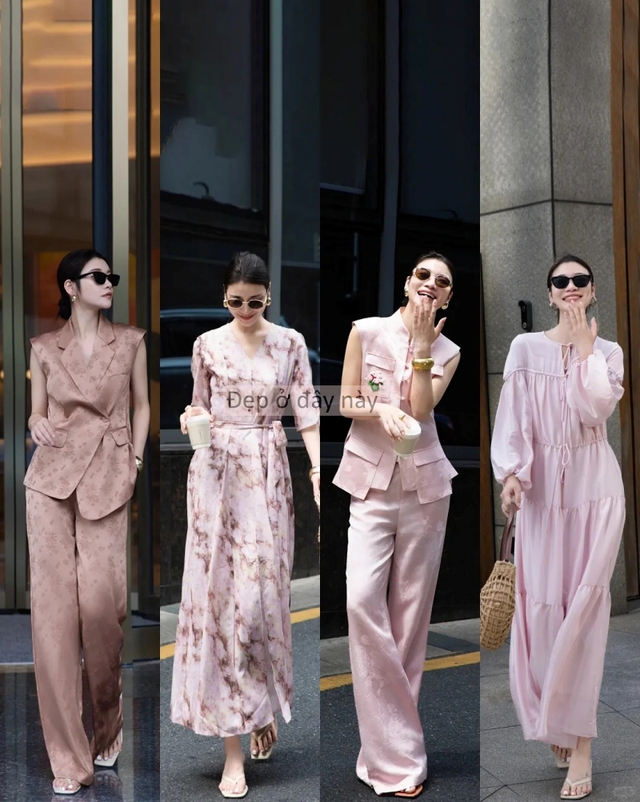 Kh&ocirc;ng c&ograve;n &ldquo;b&aacute;nh b&egrave;o&rdquo;, m&agrave;u hồng giờ l&agrave; lựa chọn của phụ nữ trưởng th&agrave;nh biết mặc đẹp - Ảnh 1.