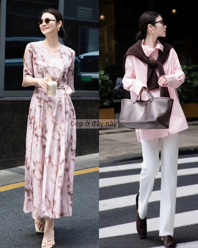 Kh&ocirc;ng c&ograve;n &ldquo;b&aacute;nh b&egrave;o&rdquo;, m&agrave;u hồng giờ l&agrave; lựa chọn của phụ nữ trưởng th&agrave;nh biết mặc đẹp - Ảnh 4.