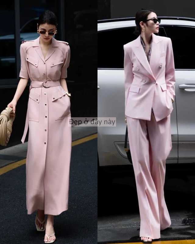 Kh&ocirc;ng c&ograve;n &ldquo;b&aacute;nh b&egrave;o&rdquo;, m&agrave;u hồng giờ l&agrave; lựa chọn của phụ nữ trưởng th&agrave;nh biết mặc đẹp - Ảnh 2.