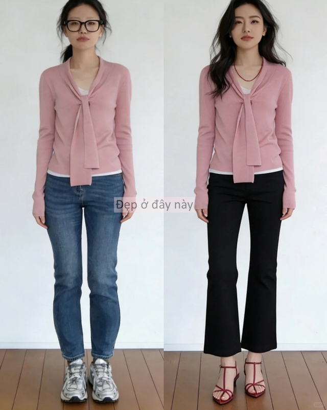 Bỏ quần jeans, thay bằng quần ống su&ocirc;ng: 9 set đồ đơn giản gi&uacute;p chị em &ldquo;lột x&aacute;c&rdquo; d&aacute;ng v&oacute;c chỉ trong v&agrave;i ph&uacute;t - Ảnh 4.