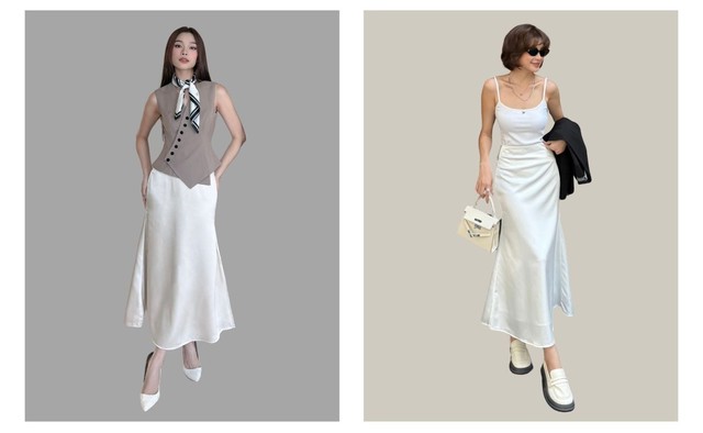 V&aacute;y lụa đang &ldquo;chiếm s&oacute;ng&rdquo; 2026: Mặc đ&uacute;ng c&aacute;ch l&agrave; sang l&ecirc;n v&agrave;i bậc, sai một ly dễ lộ d&aacute;ng ngay - Ảnh 7.