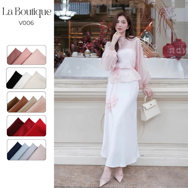 V&aacute;y lụa đang &ldquo;chiếm s&oacute;ng&rdquo; 2026: Mặc đ&uacute;ng c&aacute;ch l&agrave; sang l&ecirc;n v&agrave;i bậc, sai một ly dễ lộ d&aacute;ng ngay - Ảnh 6.