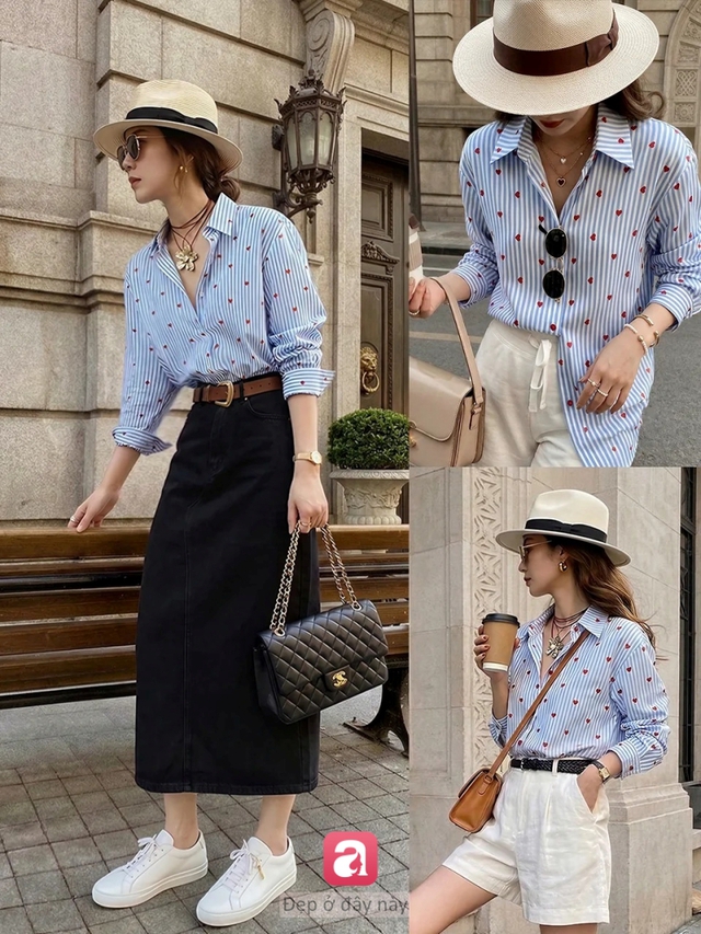 Xanh nhạt – gam màu “nhẹ tênh” nhưng mặc lên là sang: 4 công thức đi làm chuẩn thanh lịch - Ảnh 4.