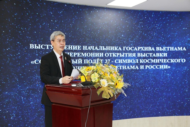 Trưng b&agrave;y t&agrave;i liệu lưu trữ  &ldquo;Chuyến bay li&ecirc;n hợp 37 - Biểu tượng hợp t&aacute;c vũ trụ Việt Nam - Li&ecirc;n bang Nga&rdquo; - Ảnh 1.
