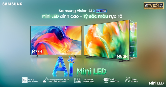 Samsung ra mắt AI TV 2026 tại Việt Nam: Lần đầu c&oacute; Micro RGB, n&acirc;ng tầm trải nghiệm với &ldquo;trợ l&yacute; AI&rdquo; trong nh&agrave; - Ảnh 8.