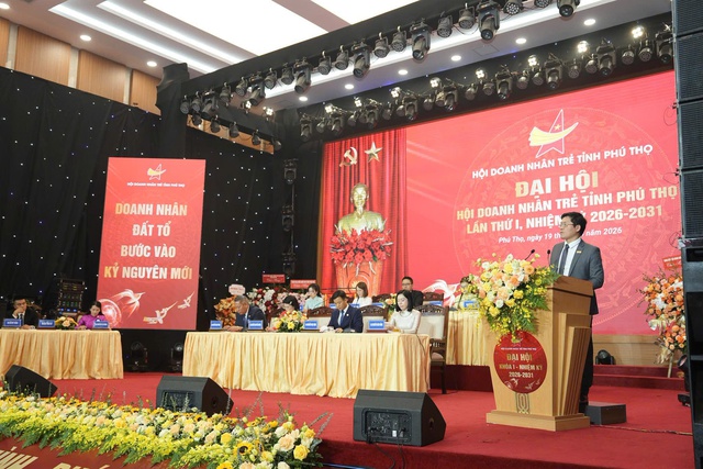 Anh Nguyễn Ngọc Qu&acirc;n l&agrave;m Chủ tịch Hội Doanh nh&acirc;n trẻ Ph&uacute; Thọ kho&aacute; I, nhiệm kỳ 2026-2031  - Ảnh 1.