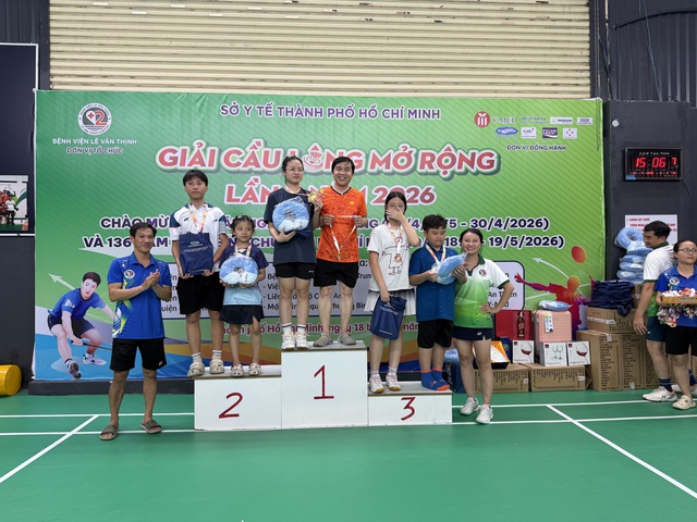 S&ocirc;i nổi giải cầu l&ocirc;ng mở rộng lần 6 năm 2026: s&acirc;n chơi kết nối những &ldquo;chiến sĩ &aacute;o trắng&rdquo; v&agrave; người lao động - Ảnh 7.