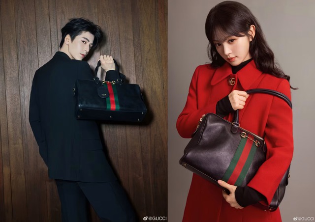 Gucci "đẩy thuyền" cực mạnh cho cặp đ&ocirc;i Trục Ngọc: Điền Hi Vi "bad girl" lấn &aacute;t, Trương Lăng H&aacute;ch cũng kh&oacute; gi&agrave;nh spotlight - Ảnh 19.