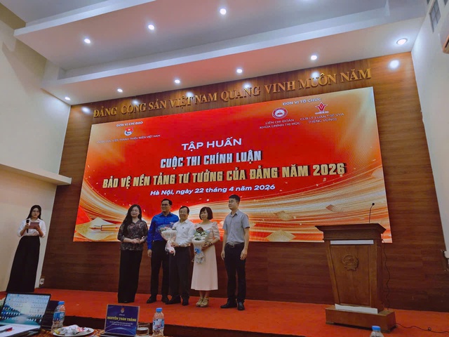 Tập huấn Cuộc thi ch&iacute;nh luận bảo vệ nền tảng tư tưởng của Đảng- Ảnh 2.