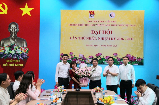 Đại hội th&agrave;nh lập Chi hội Triết học Học viện Thanh thiếu ni&ecirc;n Việt Nam  - Ảnh 7.