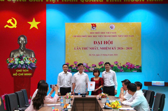 Đại hội th&agrave;nh lập Chi hội Triết học Học viện Thanh thiếu ni&ecirc;n Việt Nam  - Ảnh 3.