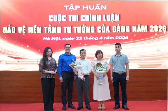Tập huấn Cuộc thi chính luận bảo vệ nền tảng tư tưởng của Đảng - Ảnh 3.