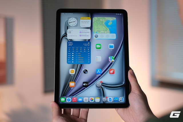 Tr&ecirc;n tay iPad Air M4: Giữ nguy&ecirc;n gần như mọi thứ, nhưng RAM 12GB v&agrave; chip M4 mới l&agrave; l&yacute; do đ&aacute;ng n&acirc;ng cấp- Ảnh 4.