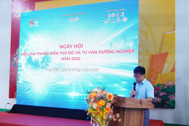 NG&Agrave;Y HỘI VIỆC L&Agrave;M THANH NI&Ecirc;N THỦ Đ&Ocirc; V&Agrave; TƯ VẤN HƯỚNG NGHIỆP NĂM 2026 TẠI PHƯỜNG T&Ugrave;NG THIỆN (TP. H&Agrave; NỘI): KẾT NỐI CƠ HỘI, ĐỊNH HƯỚNG TƯƠNG LAI  - Ảnh 2.