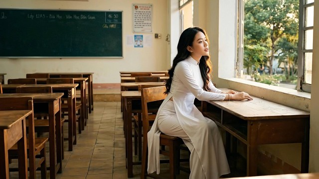 Nhạc sĩ Thái Nguyên dùng ca sĩ ảo Ái Trinh tái hiện ký ức học trò - Ảnh 2.