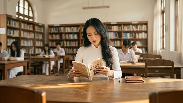 Nhạc sĩ Thái Nguyên dùng ca sĩ ảo Ái Trinh tái hiện ký ức học trò - Ảnh 3.