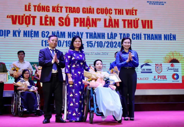 Khơi đ&acirc;y kh&aacute;t vươn m&igrave;nh: Ph&aacute;t động cuộc thi viết :Vượt l&ecirc;n số phận" lần thứ IX - Ảnh 2.