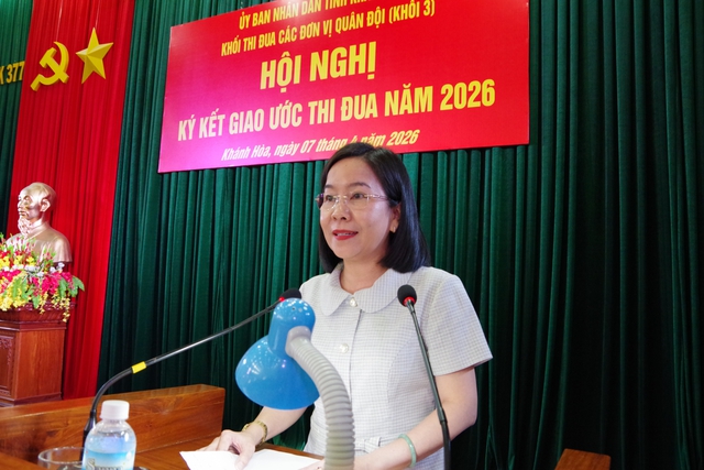 Khối 3 k&yacute; kết giao ước thi đua năm 2026 - Ảnh 1.