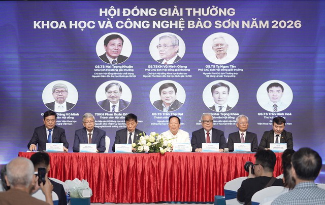 Ch&iacute;nh thức ph&aacute;t động Giải thưởng Khoa học v&agrave; C&ocirc;ng nghệ Bảo Sơn năm 2026 - Ảnh 1.