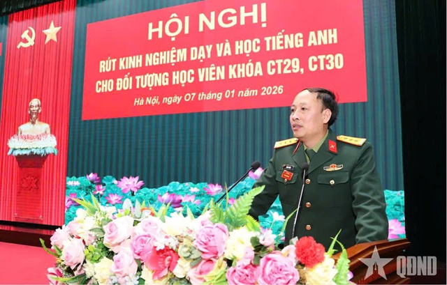 N&acirc;ng cao năng lực tiếng Anh theo chuẩn đầu ra của học vi&ecirc;n Tiểu đo&agrave;n 7, Trường Sĩ quan Ch&iacute;nh trị hiện nay- Ảnh 1.