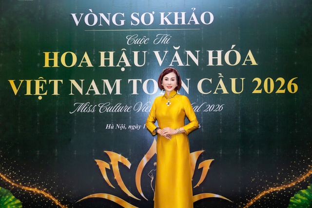 Tiến sĩ Luật Trần Thị Bạch Dương "ngồi ghế n&oacute;ng" gi&aacute;m khảo Hoa hậu Văn h&oacute;a Việt Nam to&agrave;n cầu 2026 - Ảnh 1.