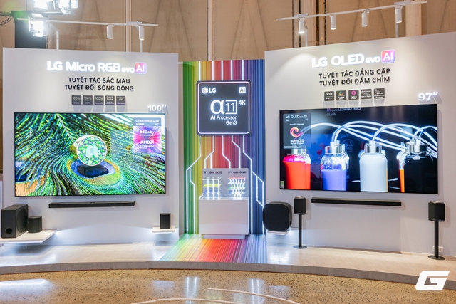 Chi&ecirc;m ngưỡng loạt sản phẩm TV 2026 của LG: TV OLED kh&ocirc;ng d&acirc;y si&ecirc;u mỏng, c&ocirc;ng nghệ Micro RGB mới toanh, MiniLED cỡ lớn c&ugrave;ng AI tương t&aacute;c th&acirc;n thiện - Ảnh 1.