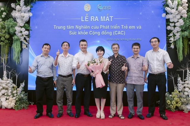 Lễ ra mắt Trung t&acirc;m Nghi&ecirc;n cứu Ph&aacute;t triển Trẻ em v&agrave; Sức khỏe Cộng đồng (CAC) - Ảnh 2.