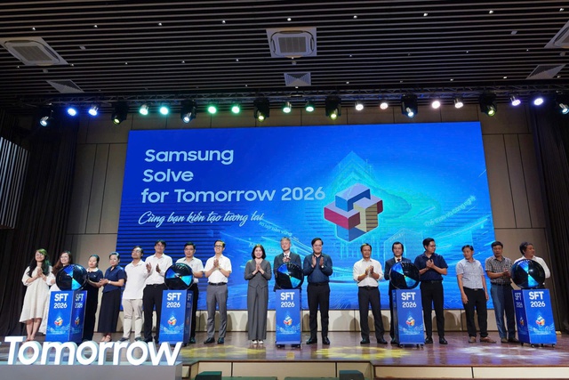 Tiếp tục ph&aacute;t động Cuộc thi Samsung Solve for Tomorrow 2026 tại khu vực miền Trung - Ảnh 1.