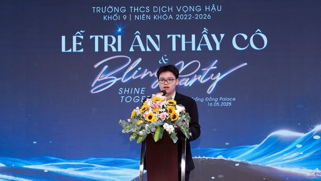 Lan tỏa gi&aacute; trị biết ơn trong lễ trưởng th&agrave;nh tuổi 15 của học sinh THCS Dịch Vọng Hậu - Ảnh 10.