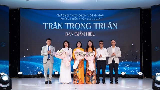 Lan tỏa gi&aacute; trị biết ơn trong lễ trưởng th&agrave;nh tuổi 15 của học sinh THCS Dịch Vọng Hậu - Ảnh 1.