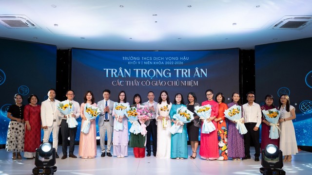 Lan tỏa gi&aacute; trị biết ơn trong lễ trưởng th&agrave;nh tuổi 15 của học sinh THCS Dịch Vọng Hậu - Ảnh 5.