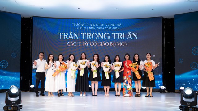 Lan tỏa gi&aacute; trị biết ơn trong lễ trưởng th&agrave;nh tuổi 15 của học sinh THCS Dịch Vọng Hậu - Ảnh 7.