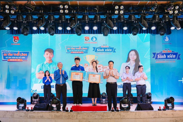 Rực lửa đ&ecirc;m chung kết &ldquo;Thủ lĩnh Học sinh, Sinh vi&ecirc;n&rdquo; TP.HCM 2026: Tỏa s&aacute;ng bản lĩnh thế hệ trẻ - Ảnh 6.
