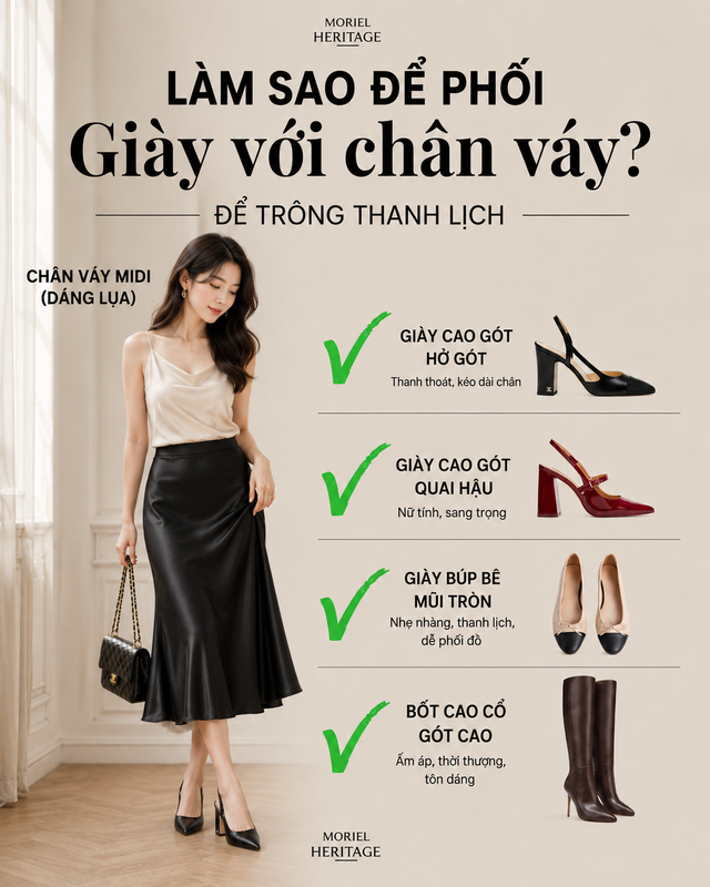Muốn mặc váy đẹp và sang hơn, hãy bắt đầu từ việc chọn đúng giày- Ảnh 2. Muốn mặc váy đẹp và sang hơn, hãy bắt đầu từ việc chọn đúng giày- Ảnh 2.