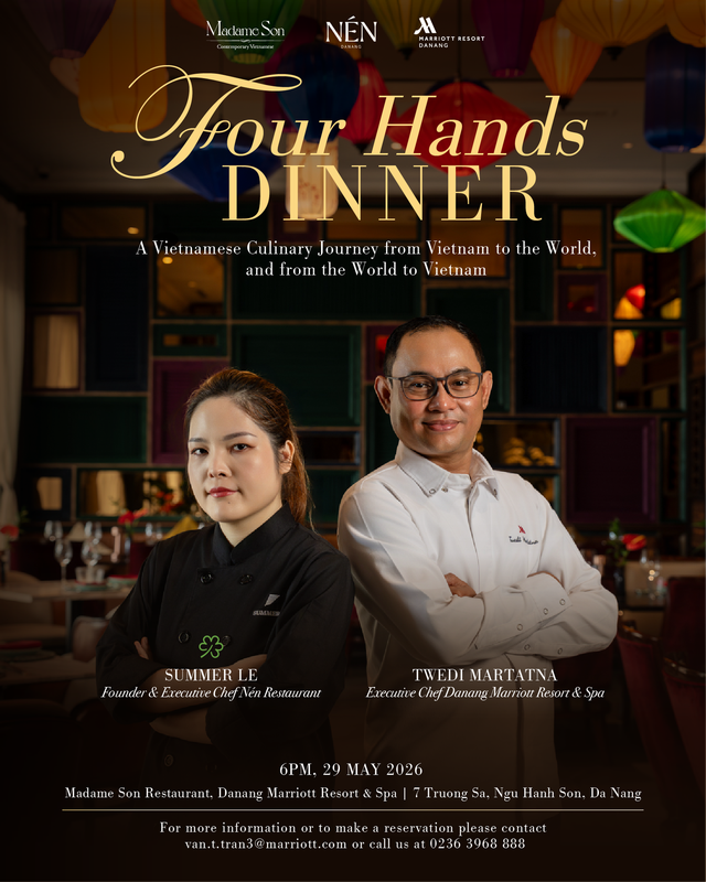 Madame Son v&agrave; N&eacute;n Danang bắt tay tổ chức Four Hands Dinner, kể c&acirc;u chuyện ẩm thực Việt bằng g&oacute;c nh&igrave;n đương đại - Ảnh 1.