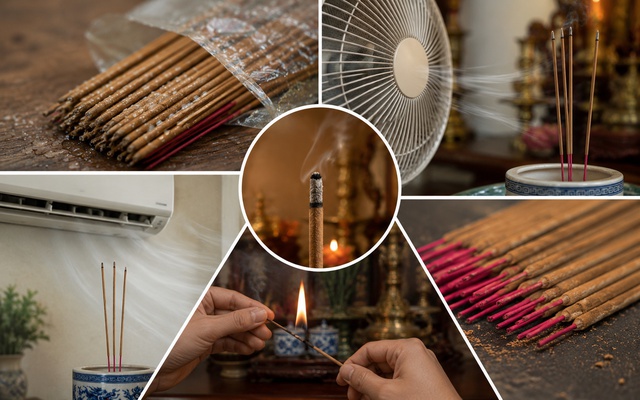 Hiện tượng hương đang ch&aacute;y th&igrave; tự tắt - Ảnh 1.