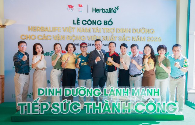 Herbalife Việt Nam tiếp tục t&agrave;i trợ sản phẩm dinh dưỡng  cho c&aacute;c vận động vi&ecirc;n xuất sắc Việt Nam năm 2026  - Ảnh 2.