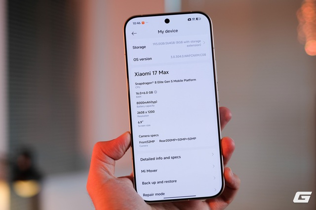 Trên tay smartphone Xiaomi giá chỉ 17 triệu mà có chip Snapdragon 8 Elite Gen 5, pin tận 8.000mAh- Ảnh 14. Trên tay smartphone Xiaomi giá chỉ 17 triệu mà có chip Snapdragon 8 Elite Gen 5, pin tận 8.000mAh- Ảnh 14.