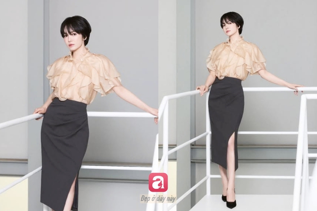 Song Hye Kyo vừa cắt kiểu tóc này và lập tức trở thành hình mẫu của phụ nữ ngoài 40 - Ảnh 6.