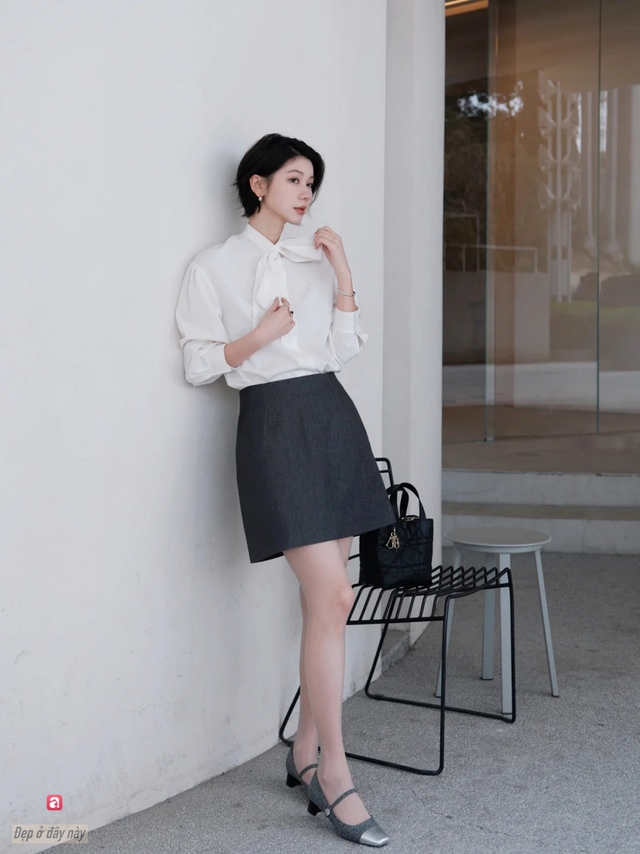 Nếu chưa biết mặc g&igrave; đi l&agrave;m, h&atilde;y thử style c&ocirc;ng sở kiểu qu&yacute; c&ocirc; nước Ph&aacute;p- Ảnh 9.