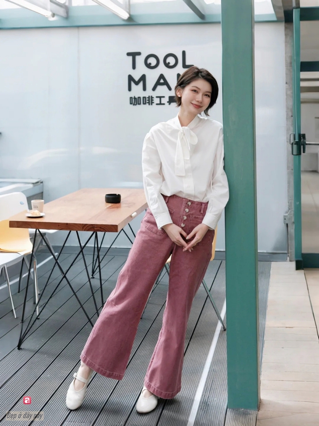 Nếu chưa biết mặc g&igrave; đi l&agrave;m, h&atilde;y thử style c&ocirc;ng sở kiểu qu&yacute; c&ocirc; nước Ph&aacute;p- Ảnh 5.